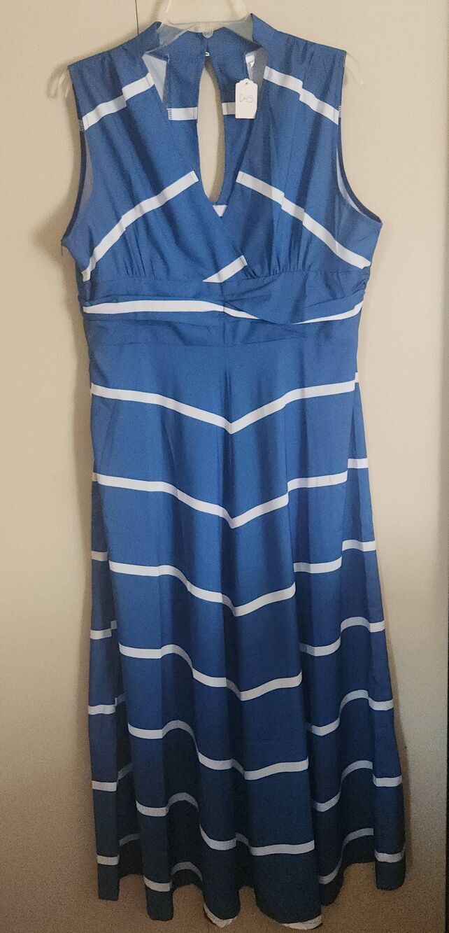 D45 blue & white stripe